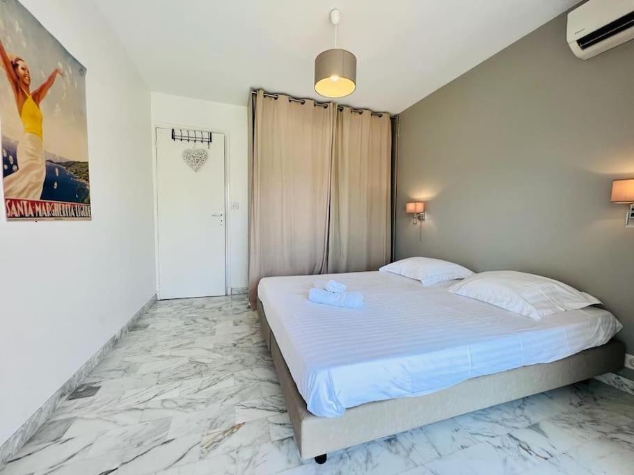 Le Pinede - Apt 4 Prs- Parking - Clim - 500M Plages Antibes Exteriér fotografie